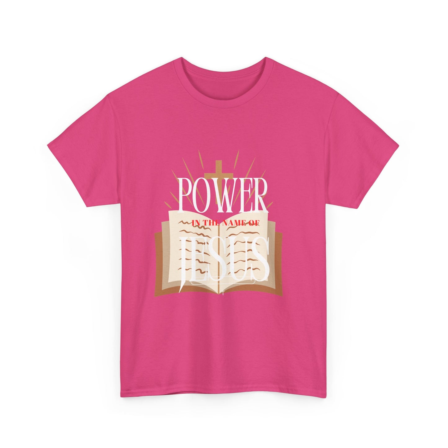 Faith-Inspired Tee - 'In The Name of Jesus' Design