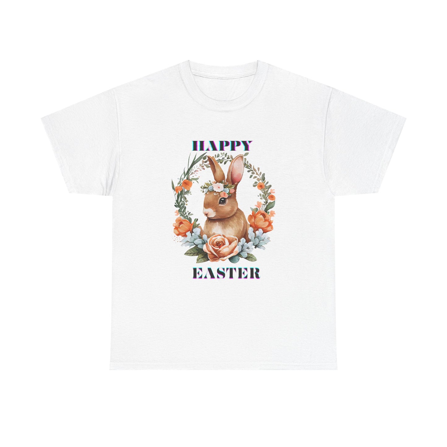 Easter Floral Bunny Unisex Tee