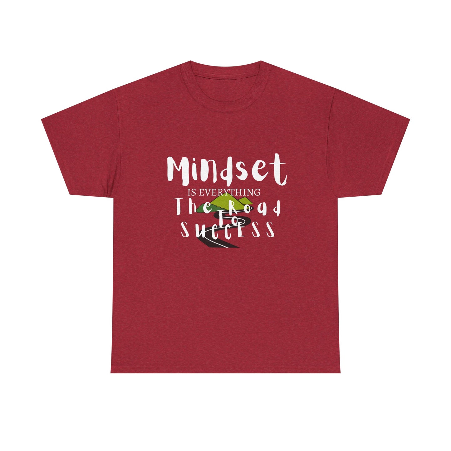 Mindset is Everything Unisex Heavy Cotton Tee - Inspirational Motivational T-Shirt