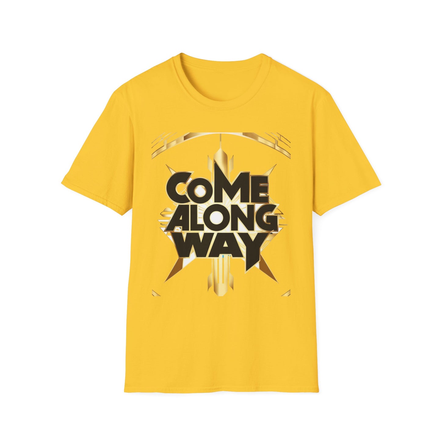 Stylish Graphic Tee - &quot;Come Along Way&quot; Design for Casual Wear