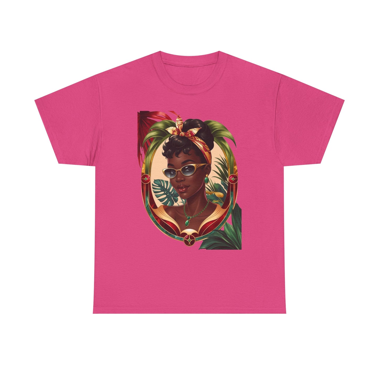 Tropical Vibes Tee - Stylish Summer Top with Chic Latina Art