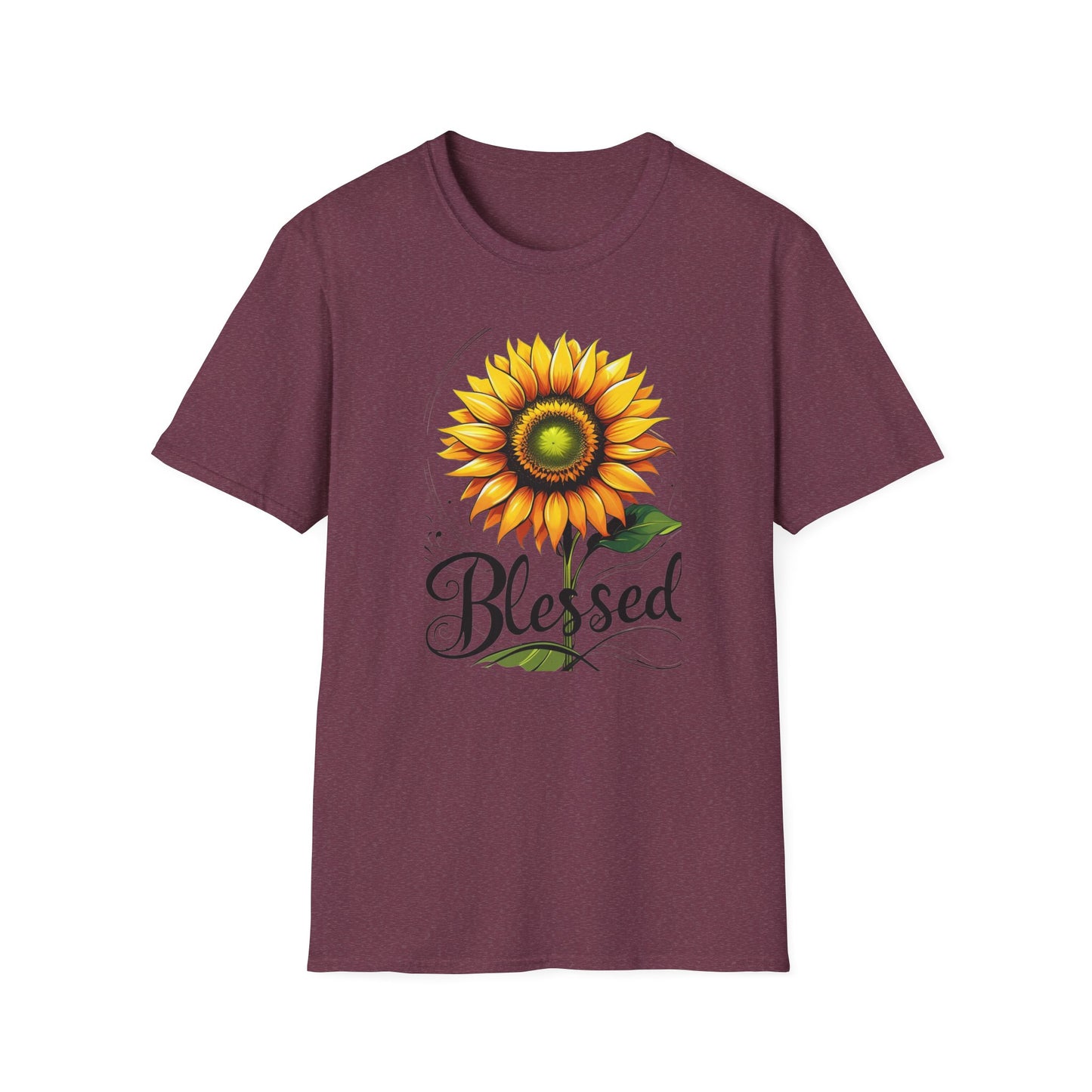 Blessed Sunflower T-Shirt | Spring Fashion, Positive Energy, Floral Tee