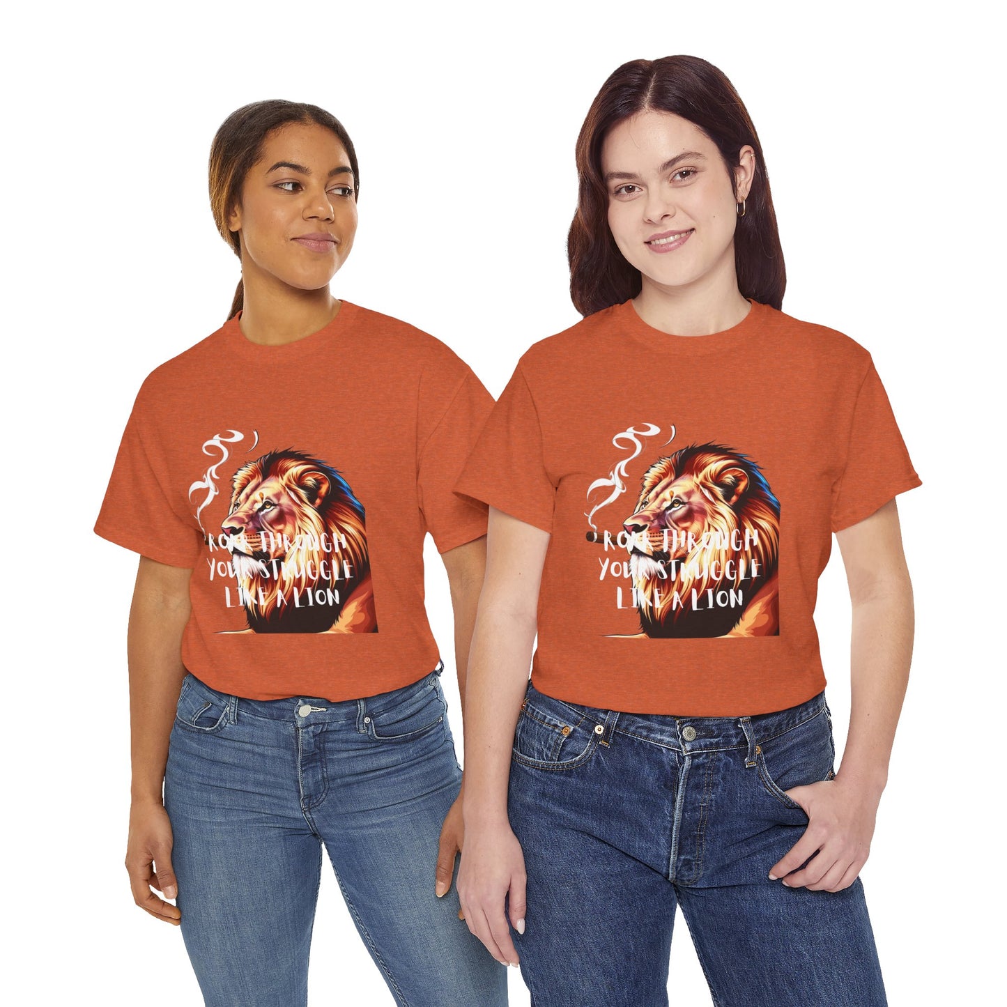Inspirational Tee - &quot;Roar Through Your Struggles Like a Lion&quot; Unisex Shirt