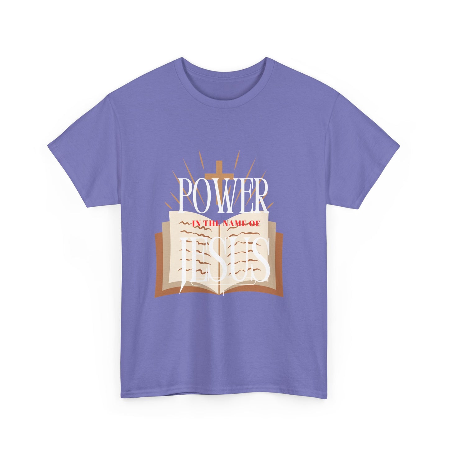 Faith-Inspired Tee - 'In The Name of Jesus' Design
