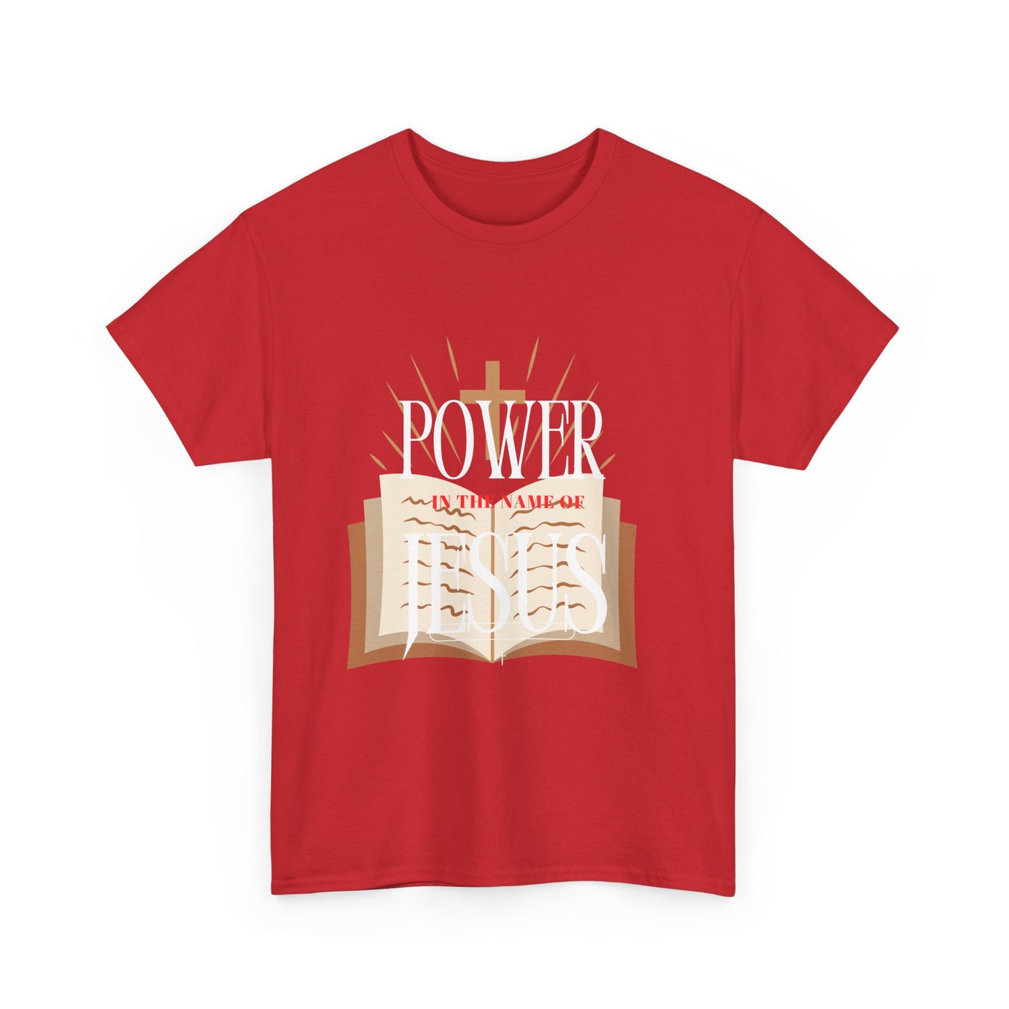 Faith-Inspired Tee - 'In The Name of Jesus' Design