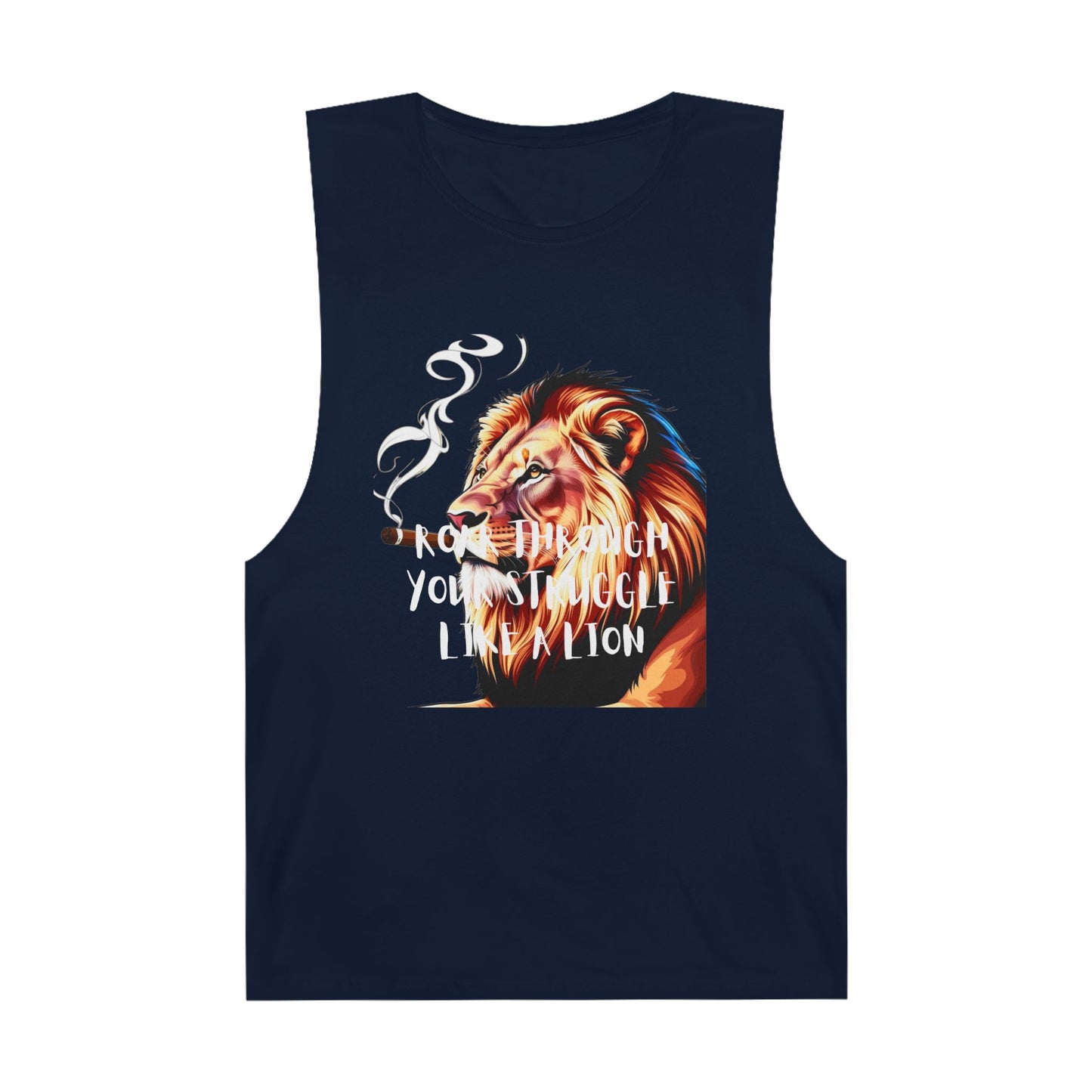 Tank Top - Unisex Lion Quote Tank Top - Embrace Your Struggles with Strength
