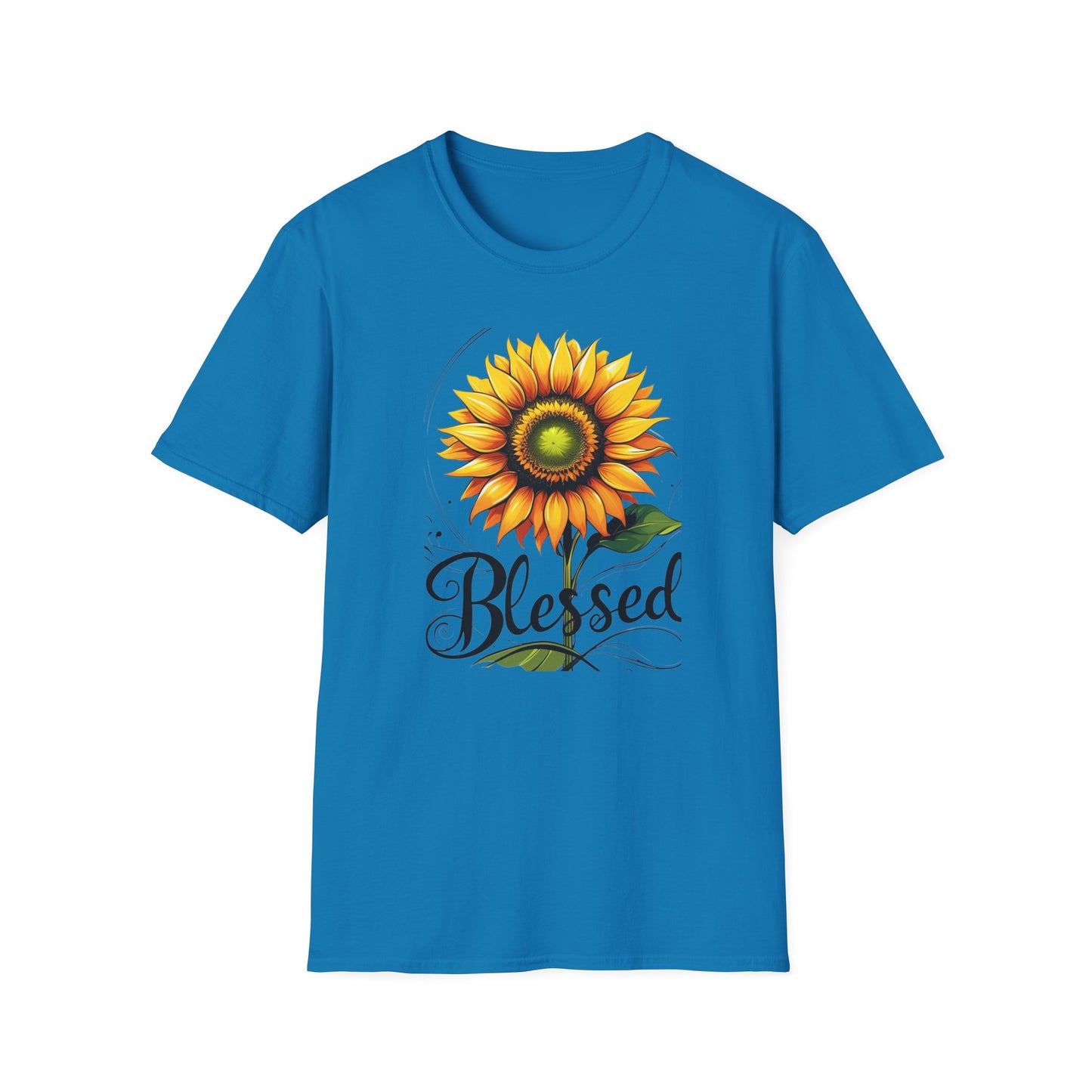Blessed Sunflower T-Shirt | Spring Fashion, Positive Energy, Floral Tee