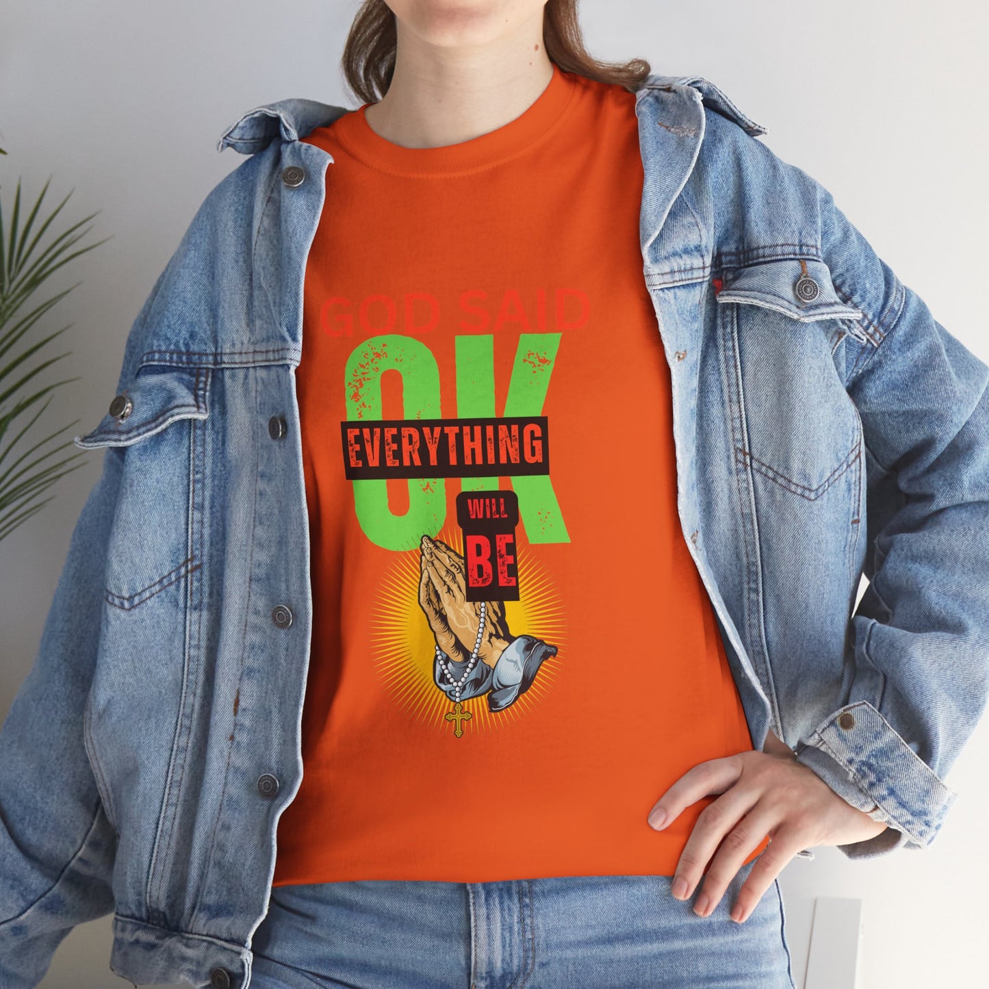 Inspirational Tee - 'God Said OK' Design