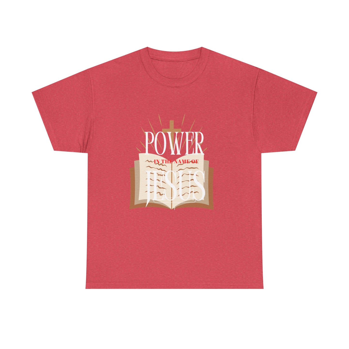 Faith-Inspired Tee - 'In The Name of Jesus' Design