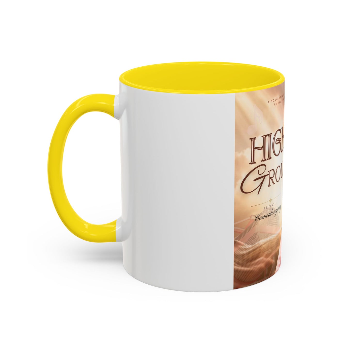 Higher Ground Inspirational Coffee Mug — Personalized Memorial Tribute 11/15oz