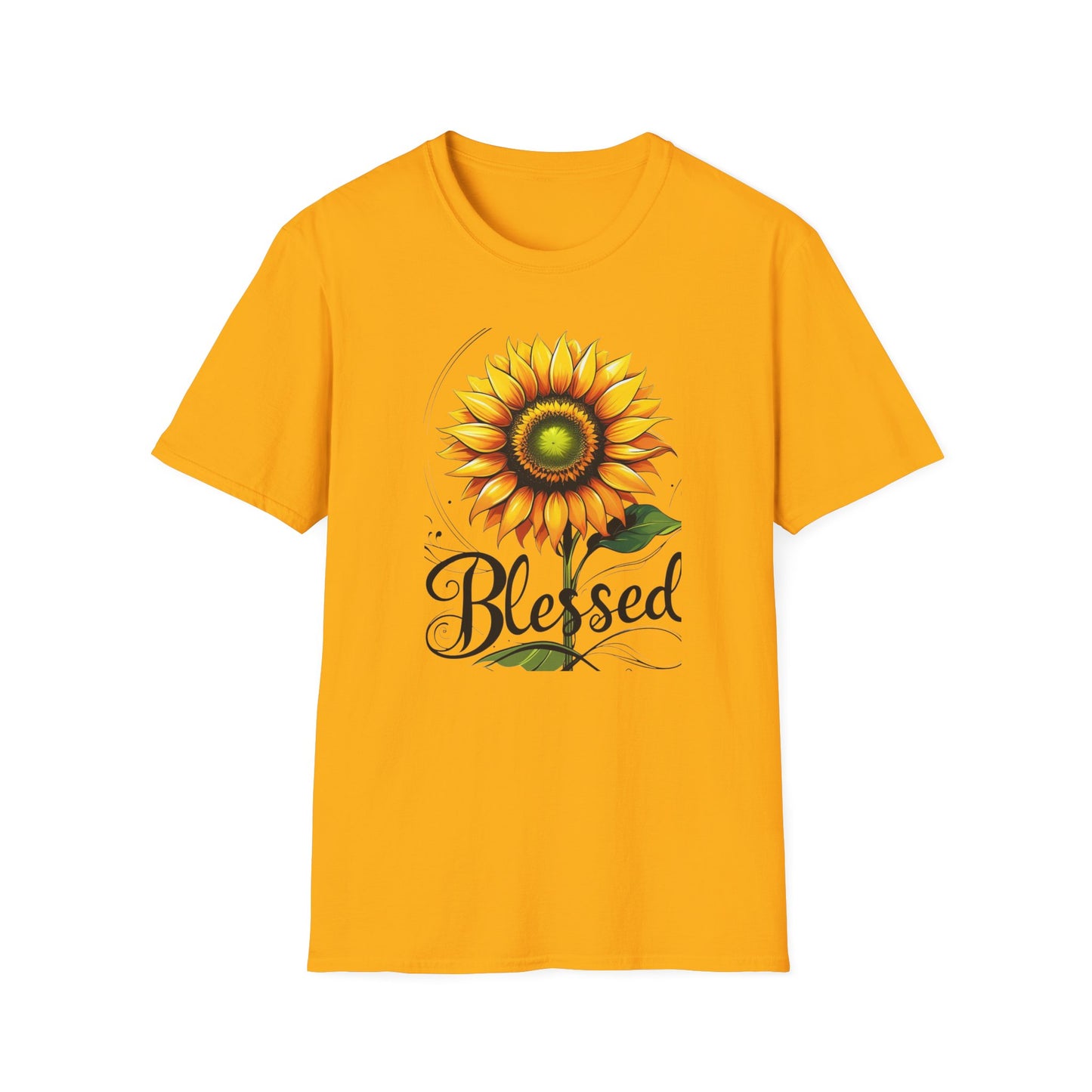 Blessed Sunflower T-Shirt | Spring Fashion, Positive Energy, Floral Tee