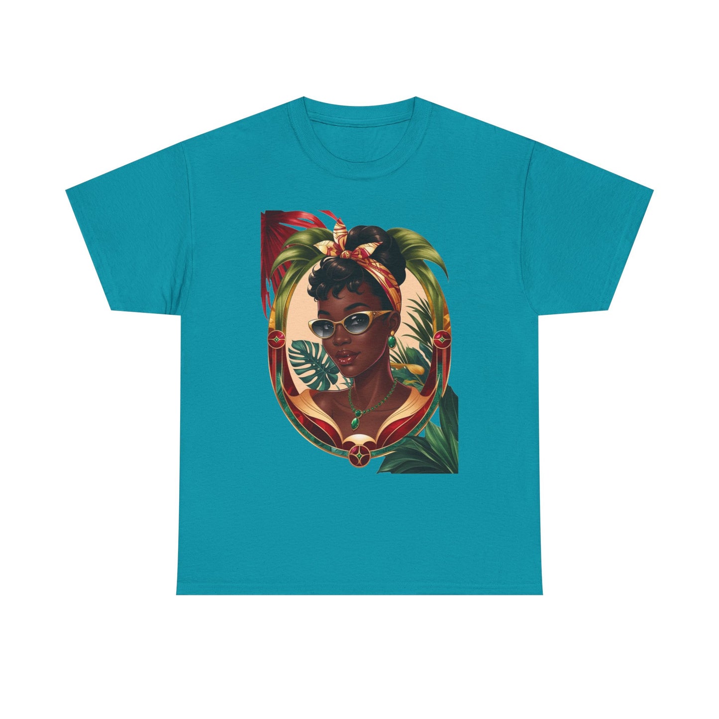 Tropical Vibes Tee - Stylish Summer Top with Chic Latina Art