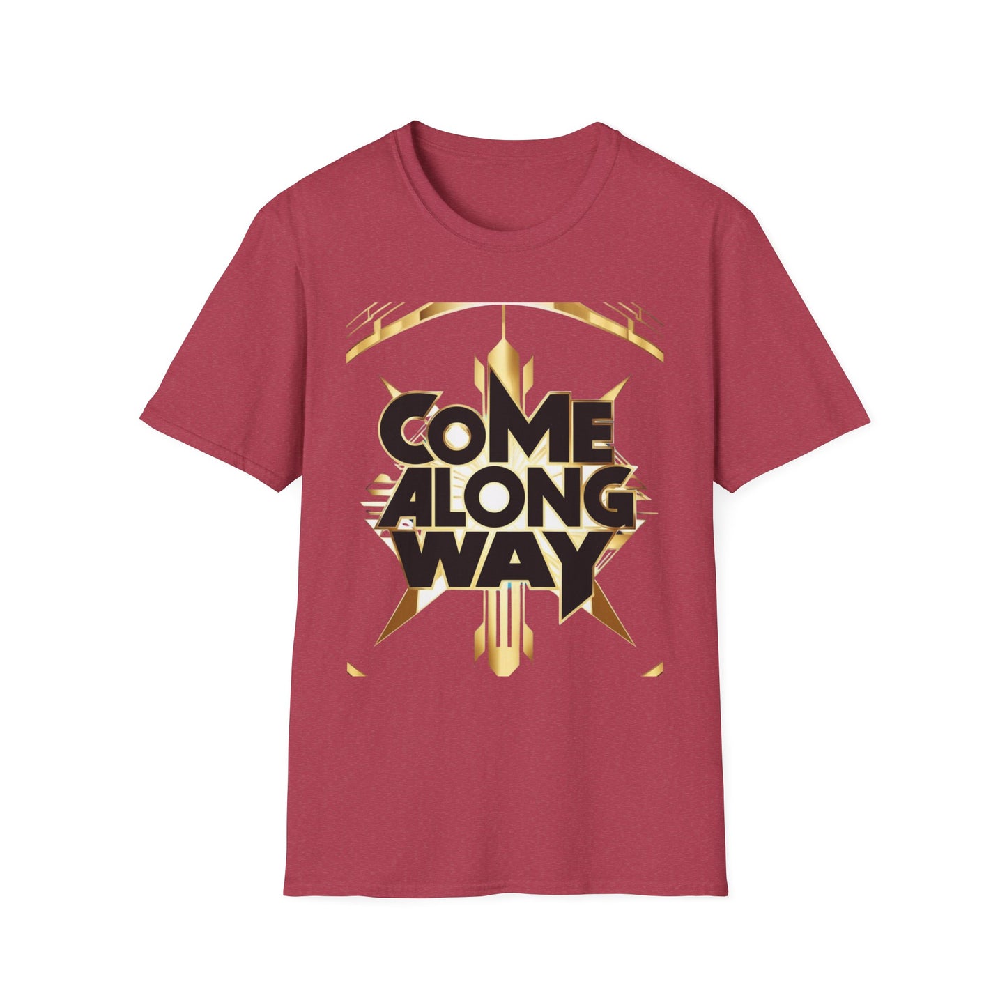 Stylish Graphic Tee - &quot;Come Along Way&quot; Design for Casual Wear