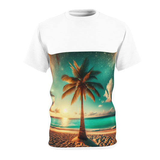 Tropical Paradise Tee - Beach Vibes & Palm Tree Unisex Shirt