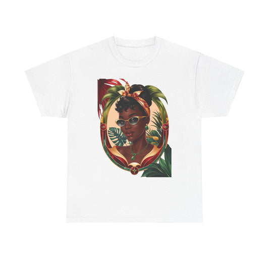 Tropical Vibes Tee - Stylish Summer Top with Chic Latina Art