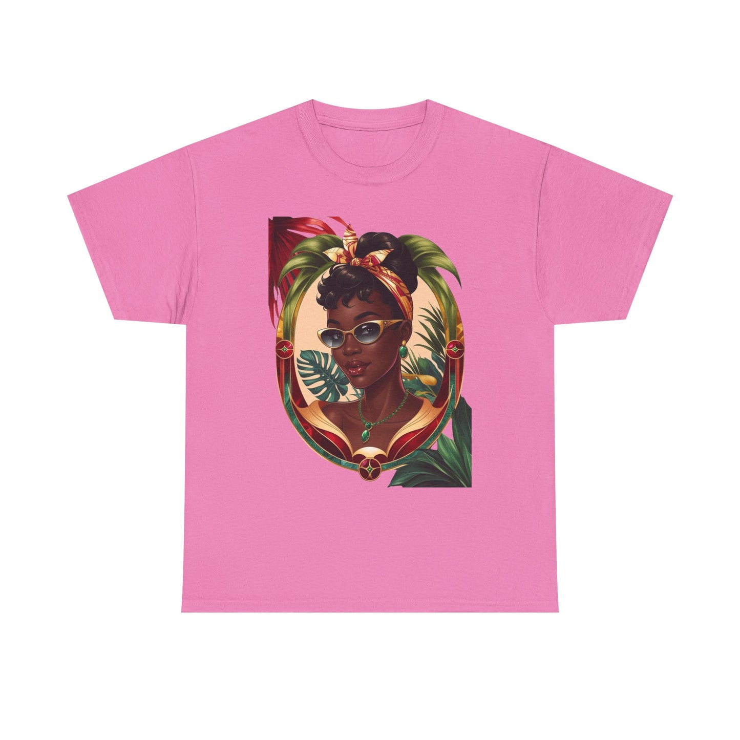 Tropical Vibes Tee - Stylish Summer Top with Chic Latina Art