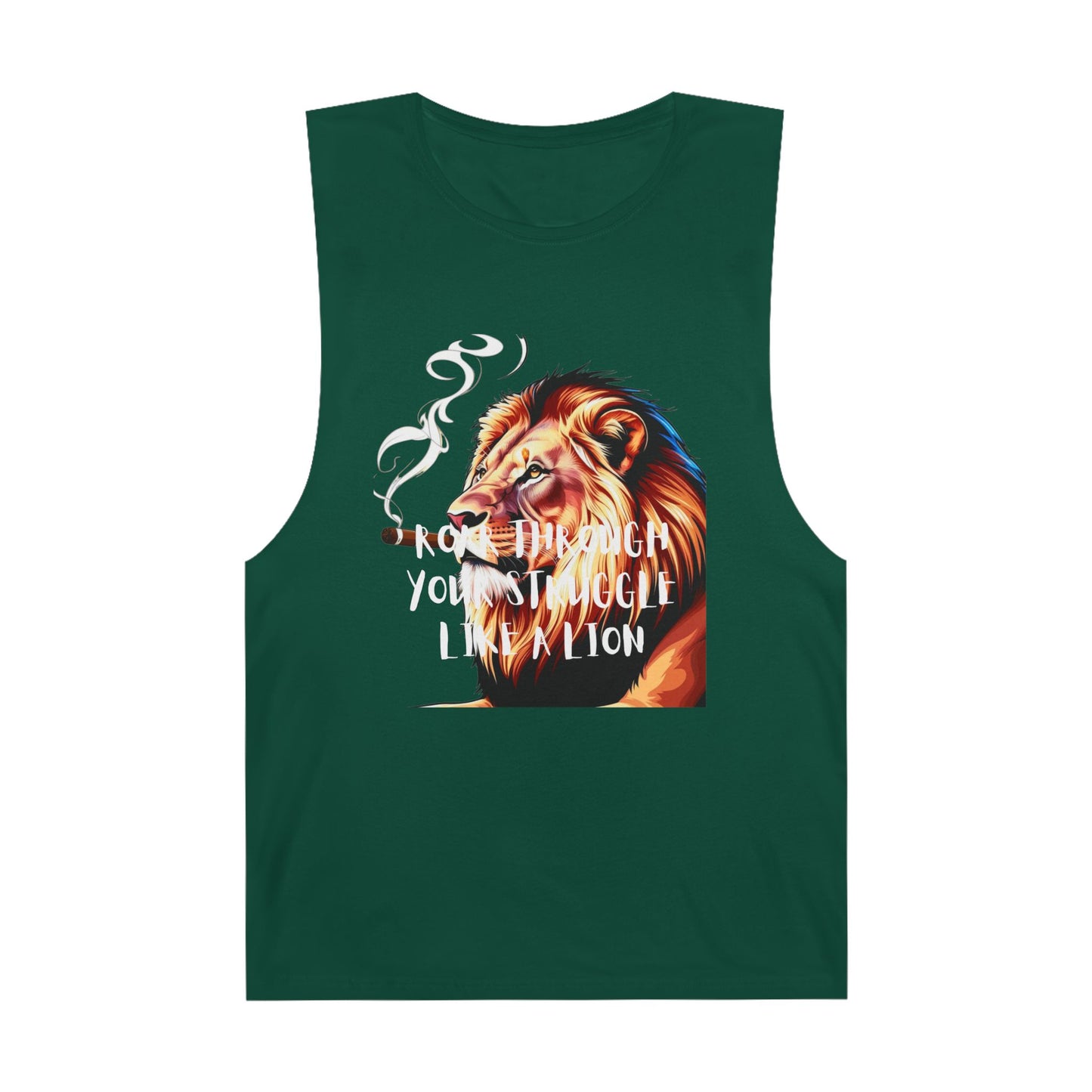 Tank Top - Unisex Lion Quote Tank Top - Embrace Your Struggles with Strength