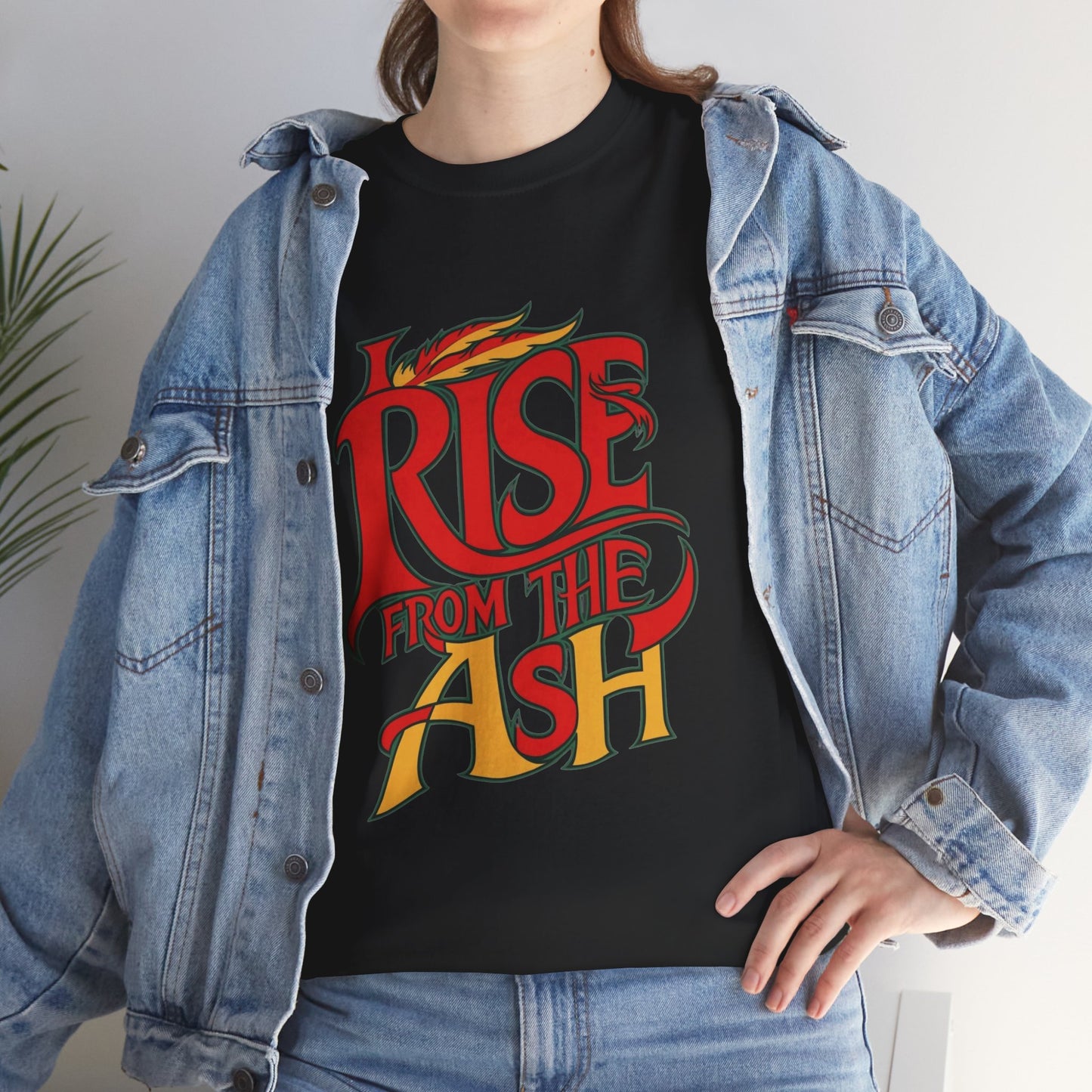 Rise From The Ash T-Shirt - Inspirational Graphic Tee for Empowerment