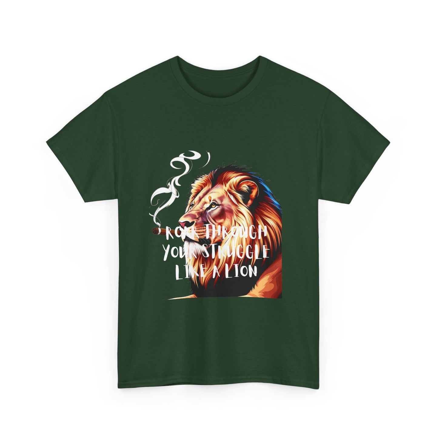 Inspirational Tee - &quot;Roar Through Your Struggles Like a Lion&quot; Unisex Shirt
