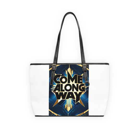 Shoulder Bag - 'Come Along Way' Statement Tote for Everyday Use