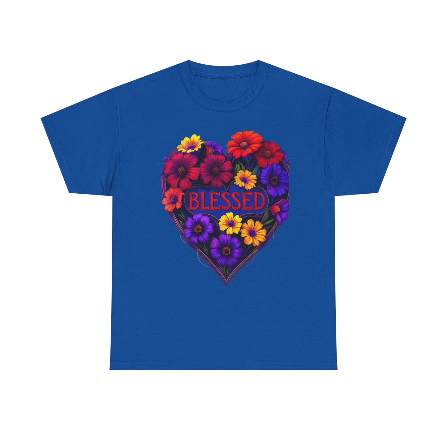 Blessed Heart Floral T-Shirt for Moms