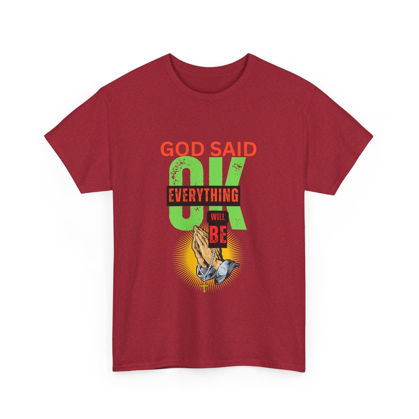 Inspirational Tee - 'God Said OK' Design