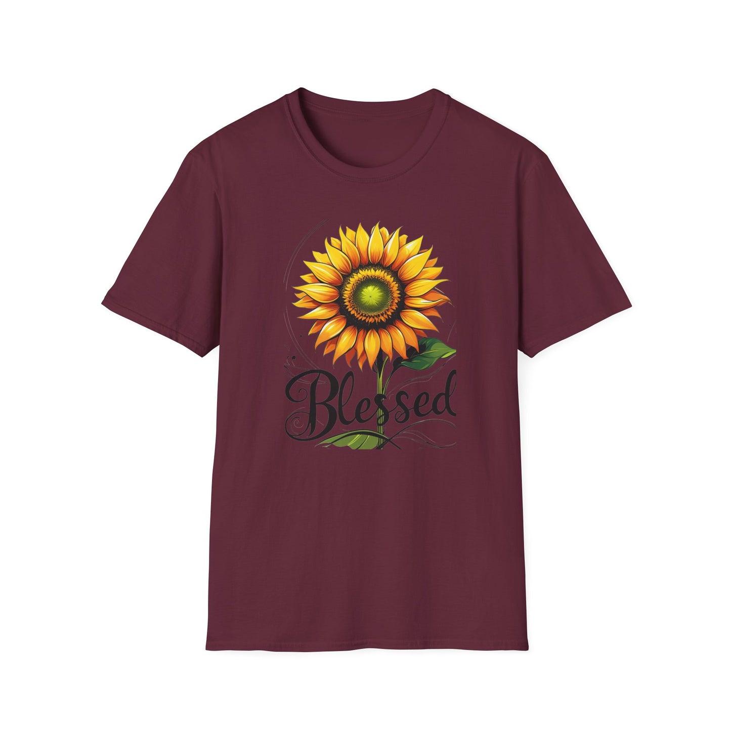 Blessed Sunflower T-Shirt | Spring Fashion, Positive Energy, Floral Tee