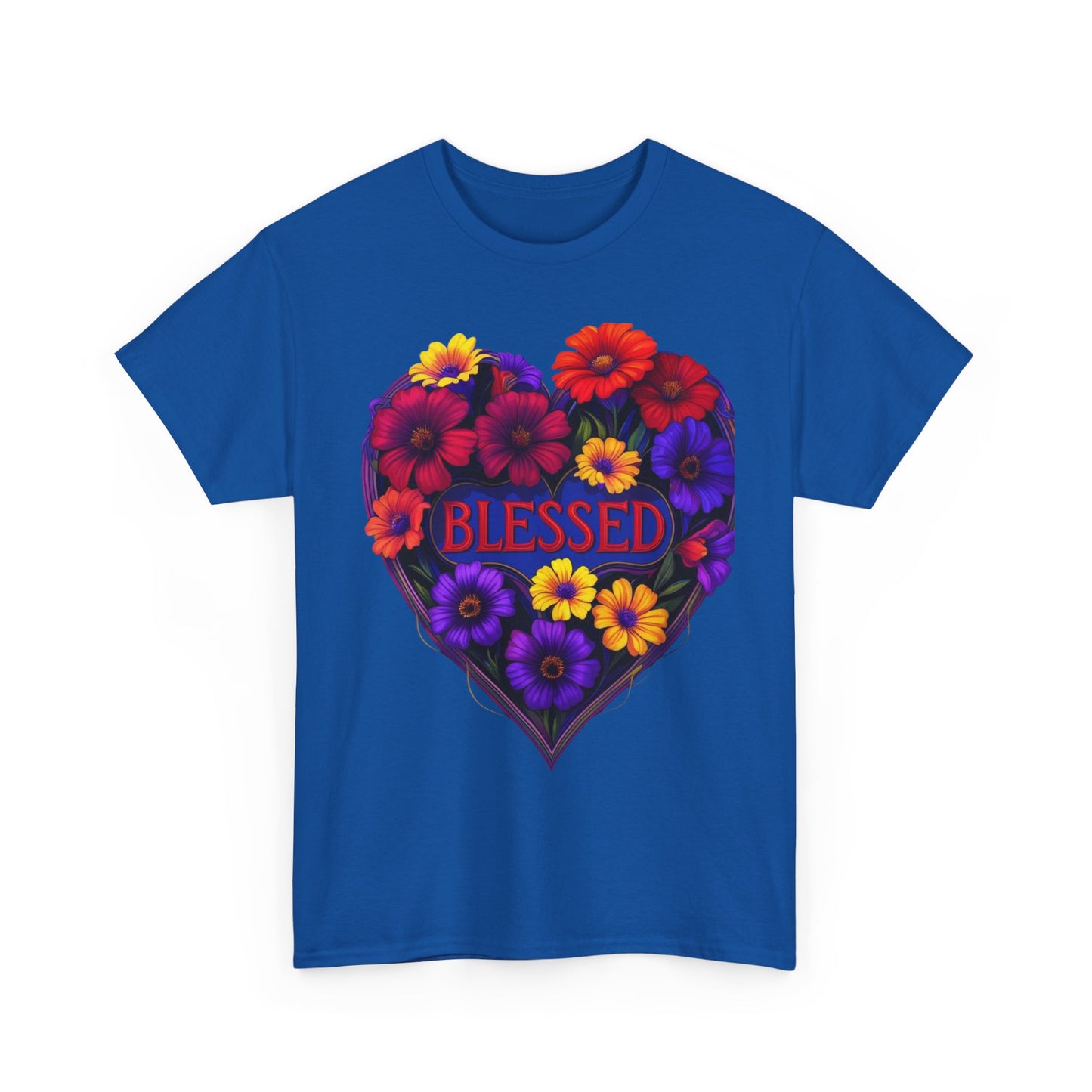 Blessed Heart Floral T-Shirt for Moms