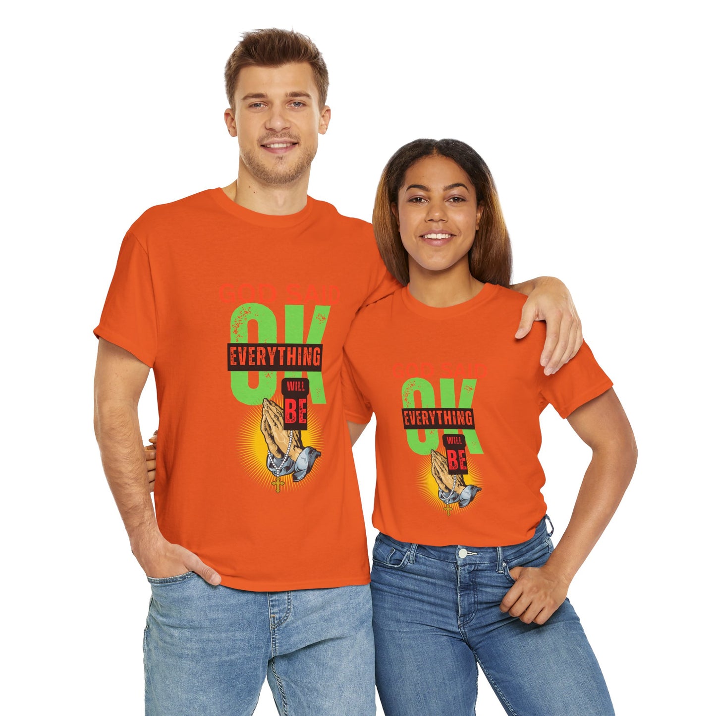 Inspirational Tee - 'God Said OK' Design