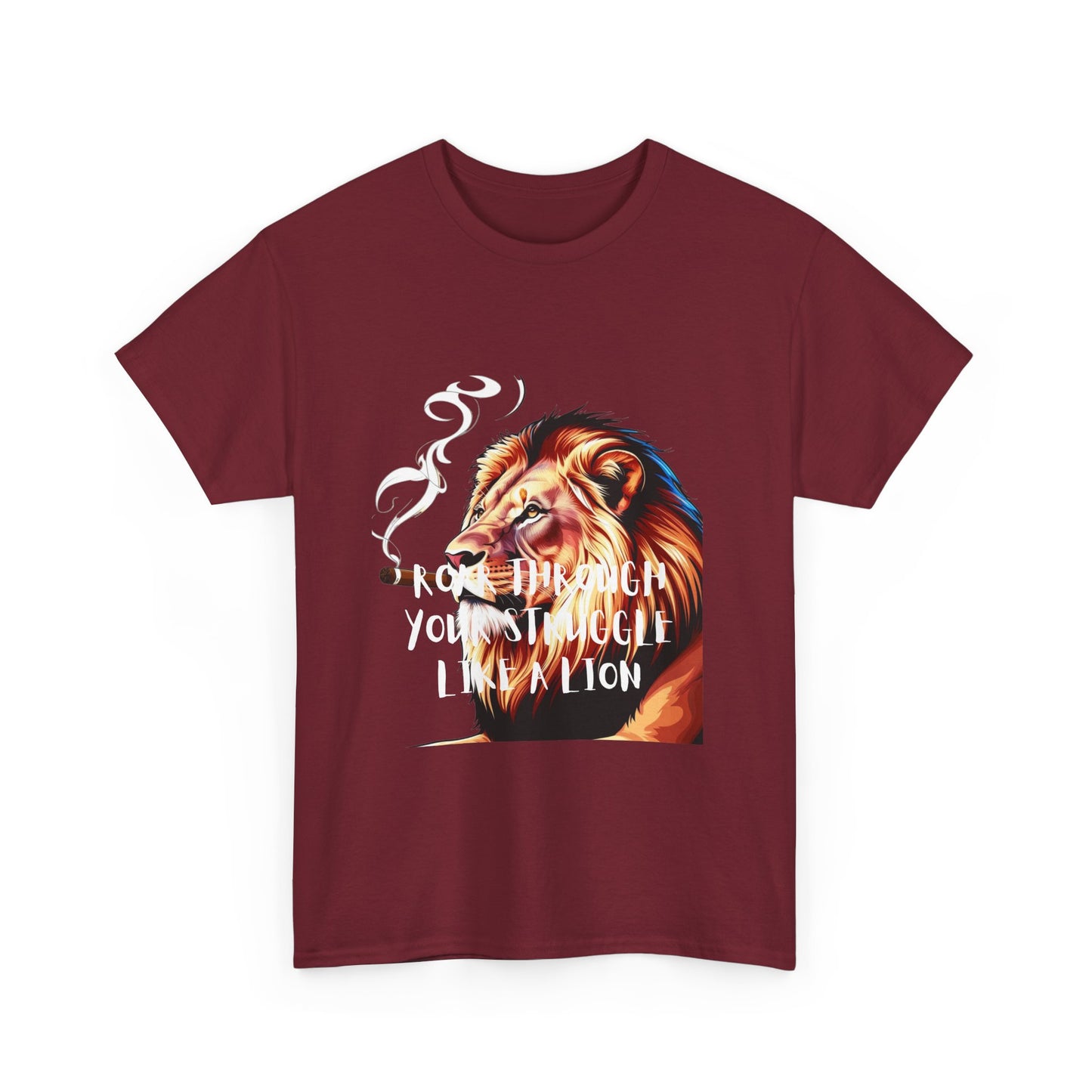 Inspirational Tee - &quot;Roar Through Your Struggles Like a Lion&quot; Unisex Shirt
