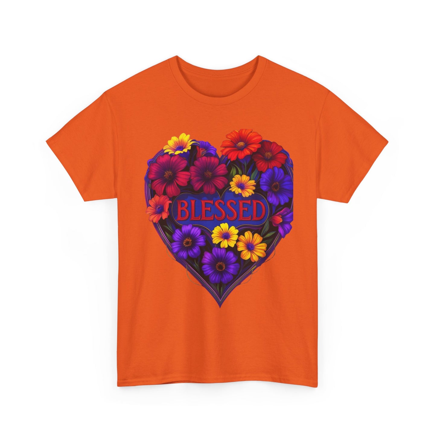 Blessed Heart Floral T-Shirt for Moms