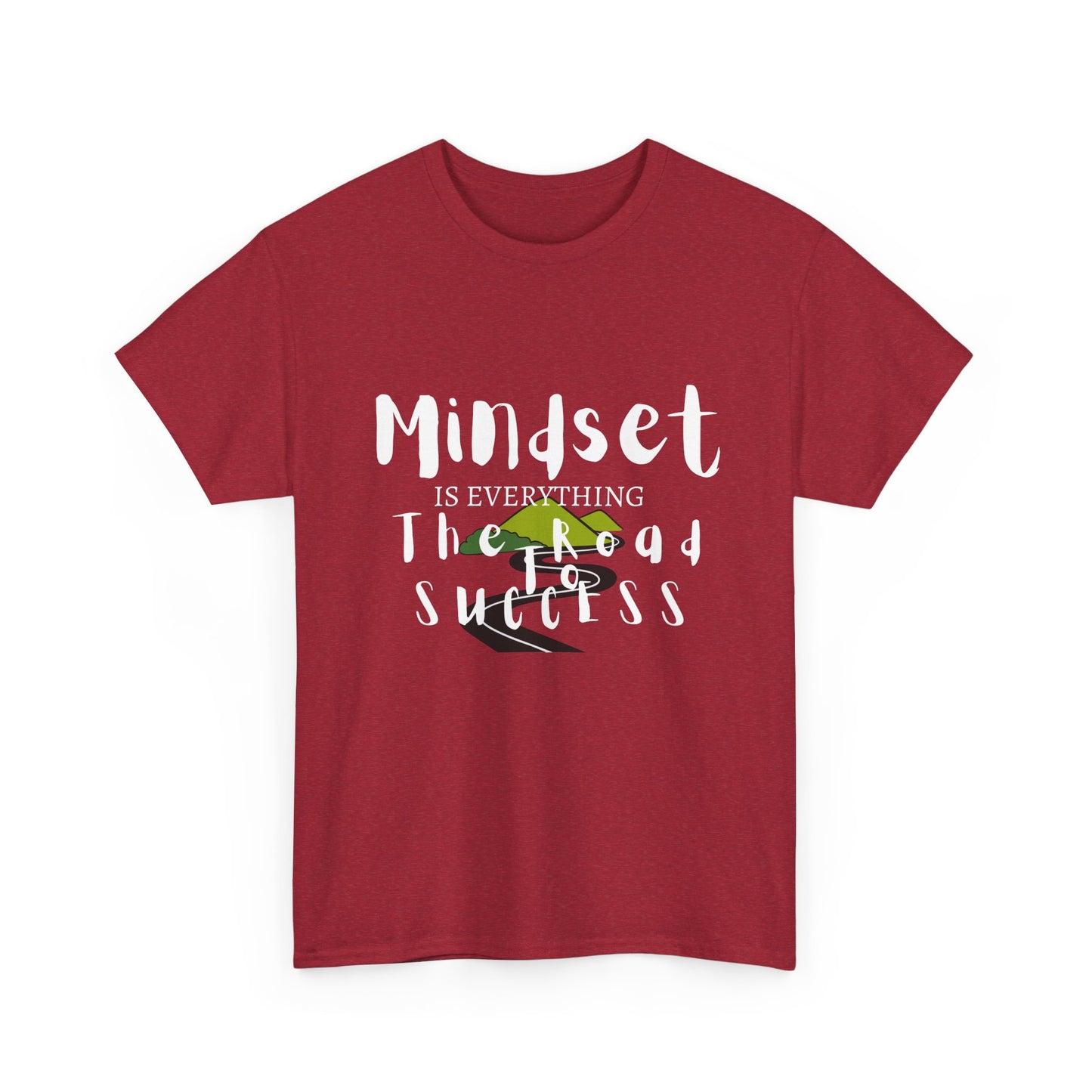 Mindset is Everything Unisex Heavy Cotton Tee - Inspirational Motivational T-Shirt