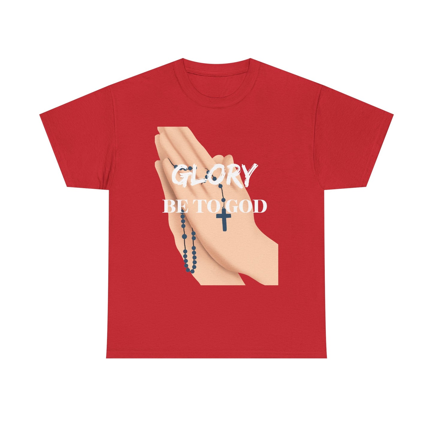 Inspirational Faith Tee - 'Glory Be To God' T-Shirt