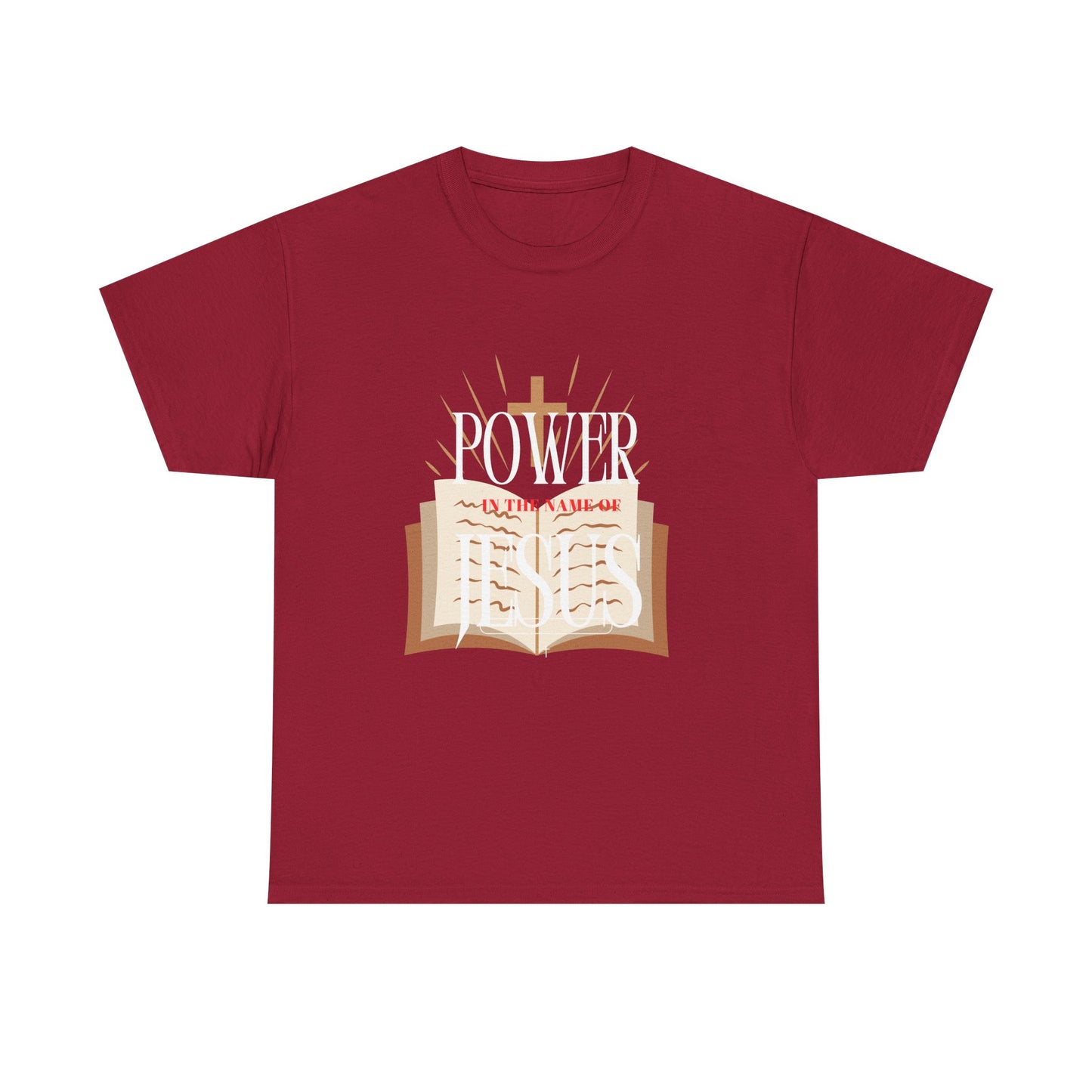 Faith-Inspired Tee - 'In The Name of Jesus' Design