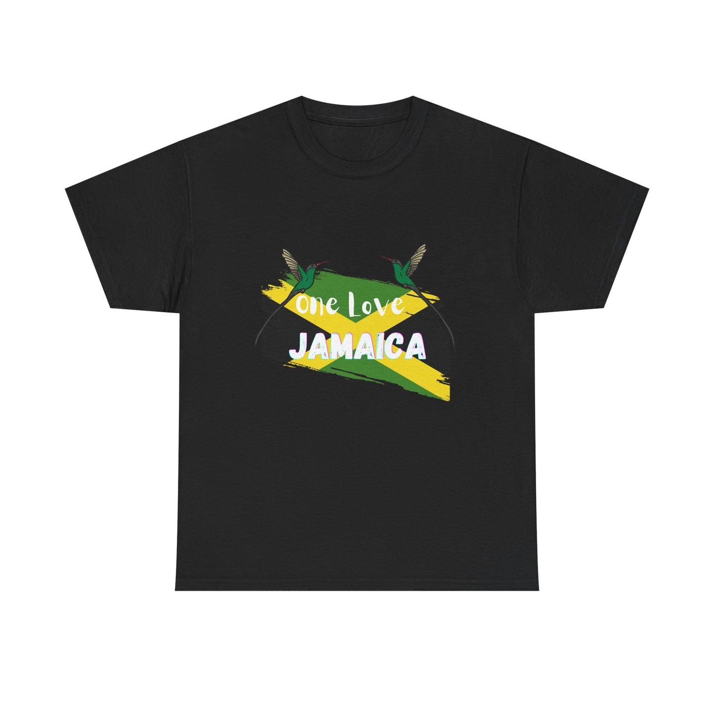One Love Jamaica Unisex Heavy Cotton Tee - Perfect for Music Festivals and Celebrations