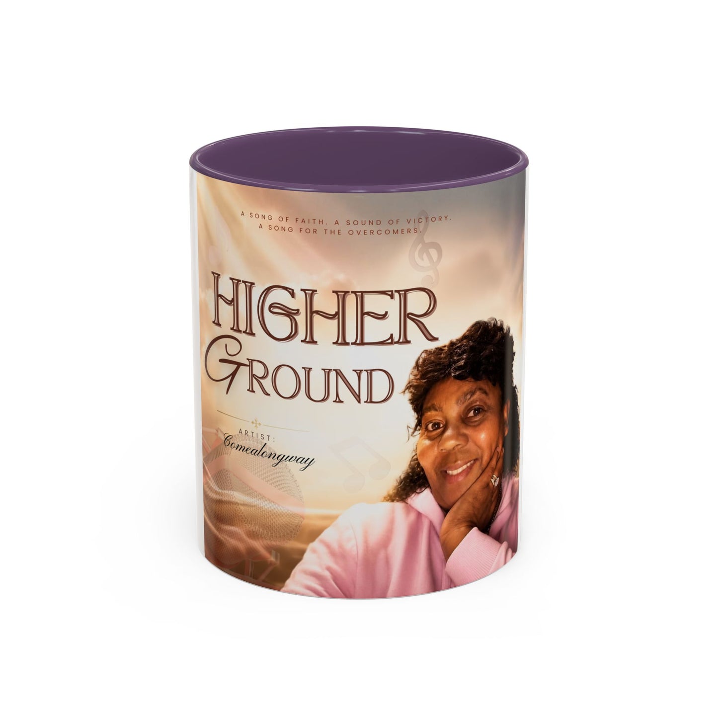 Higher Ground Inspirational Coffee Mug — Personalized Memorial Tribute 11/15oz