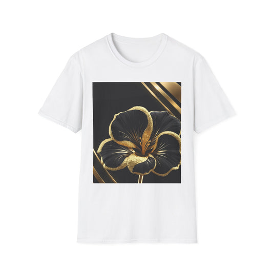Elegant Floral T-Shirt | Softstyle Tee, Gift for Her
