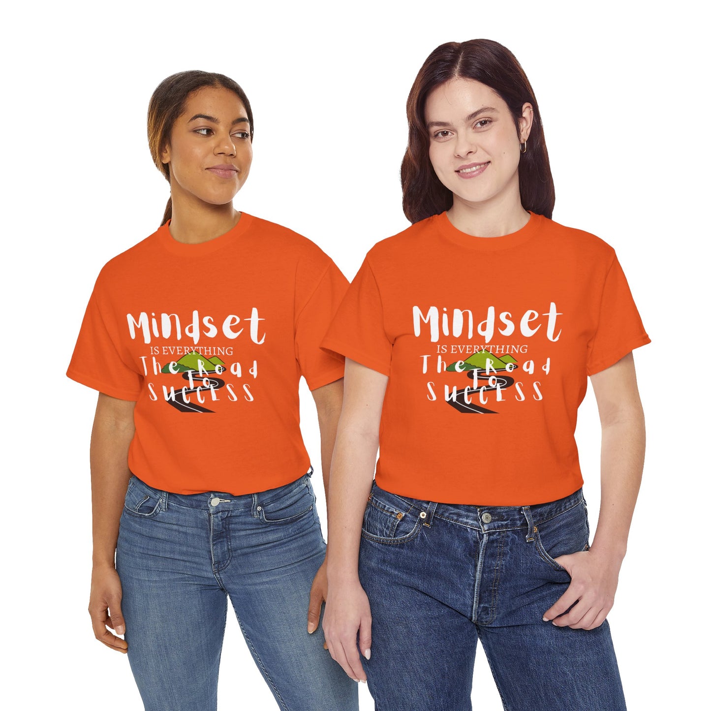 Mindset is Everything Unisex Heavy Cotton Tee - Inspirational Motivational T-Shirt