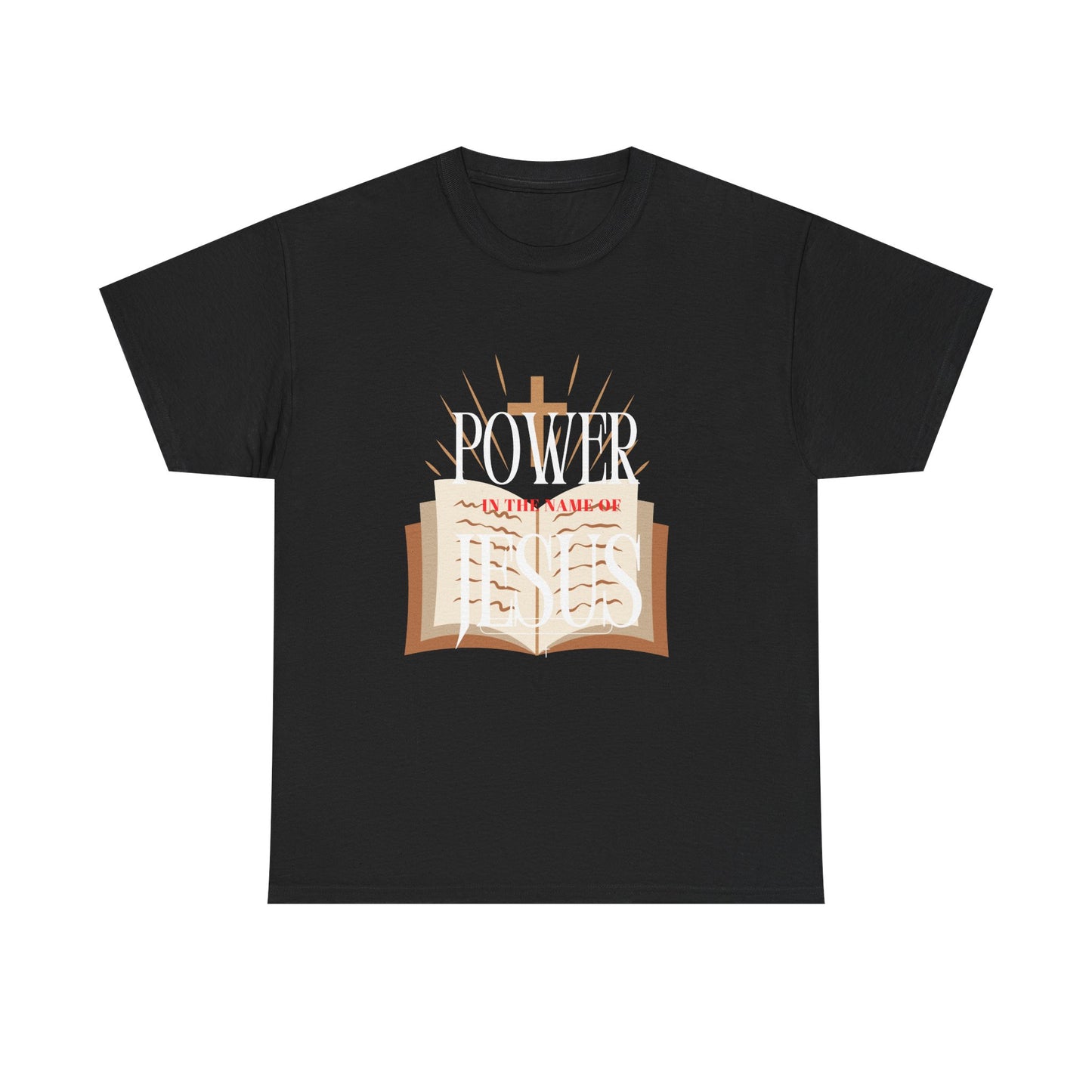 Faith-Inspired Tee - 'In The Name of Jesus' Design