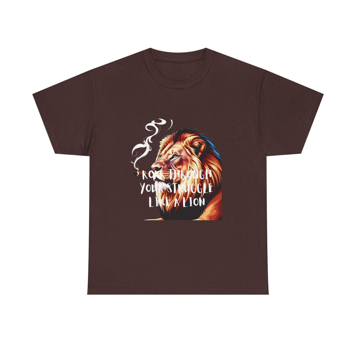 Inspirational Tee - &quot;Roar Through Your Struggles Like a Lion&quot; Unisex Shirt
