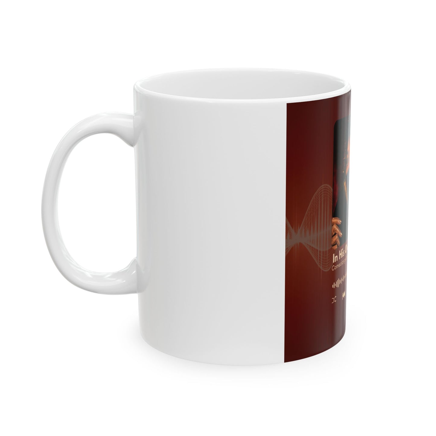 Music Lover Ceramic Mug — "In His Own Time" Album Art Coffee Mug (11oz/15oz)