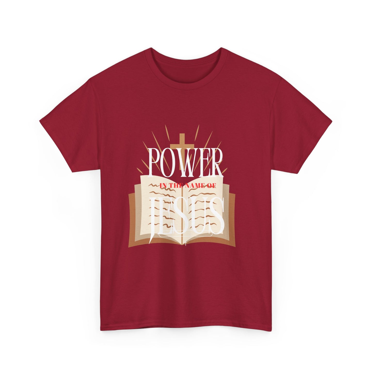 Faith-Inspired Tee - 'In The Name of Jesus' Design