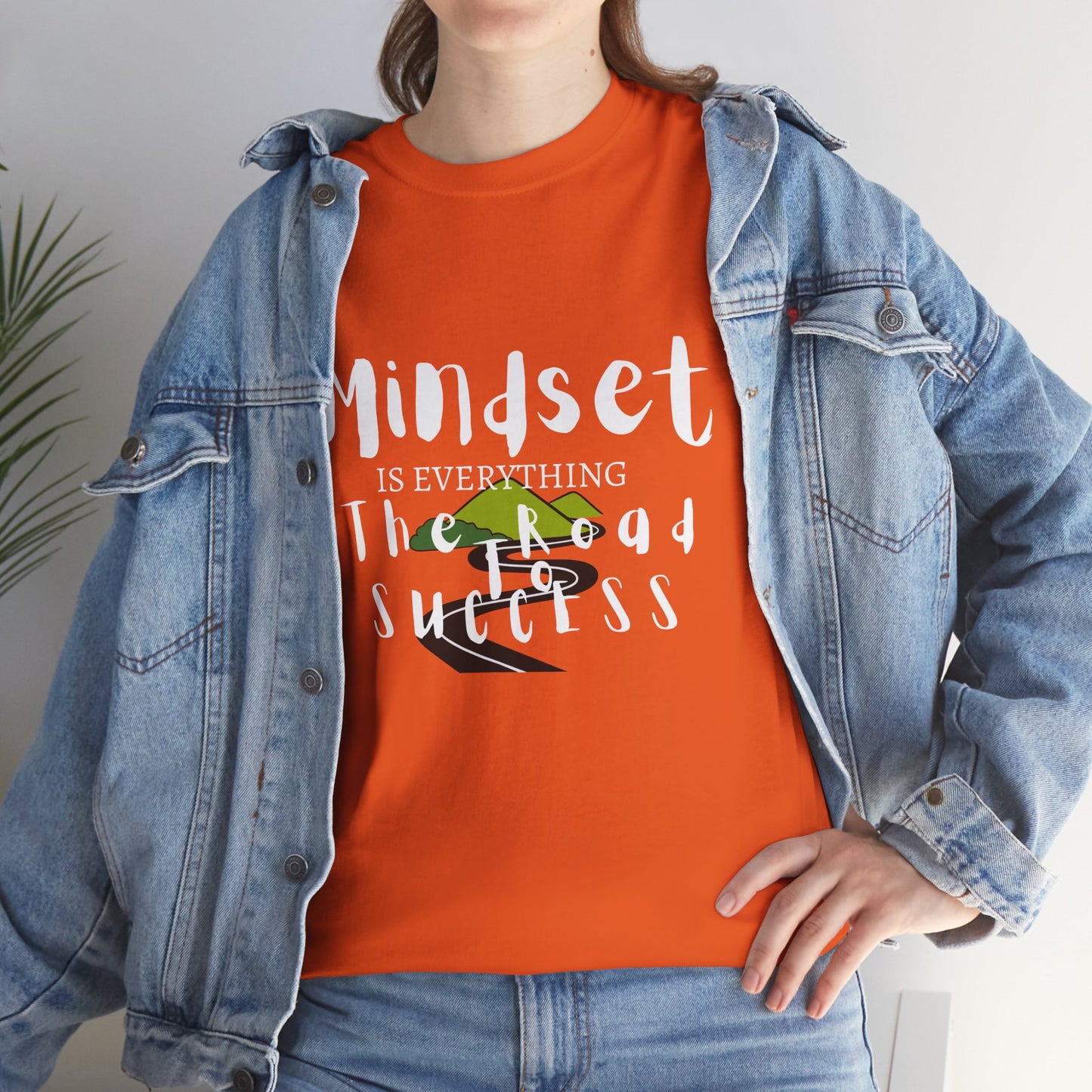 Mindset is Everything Unisex Heavy Cotton Tee - Inspirational Motivational T-Shirt