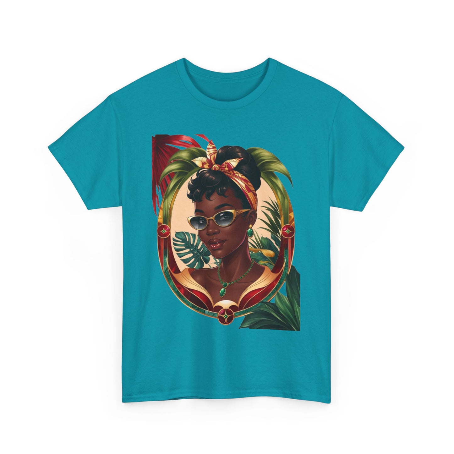 Tropical Vibes Tee - Stylish Summer Top with Chic Latina Art