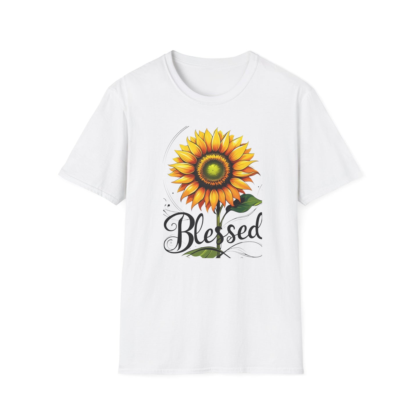 Blessed Sunflower T-Shirt | Spring Fashion, Positive Energy, Floral Tee