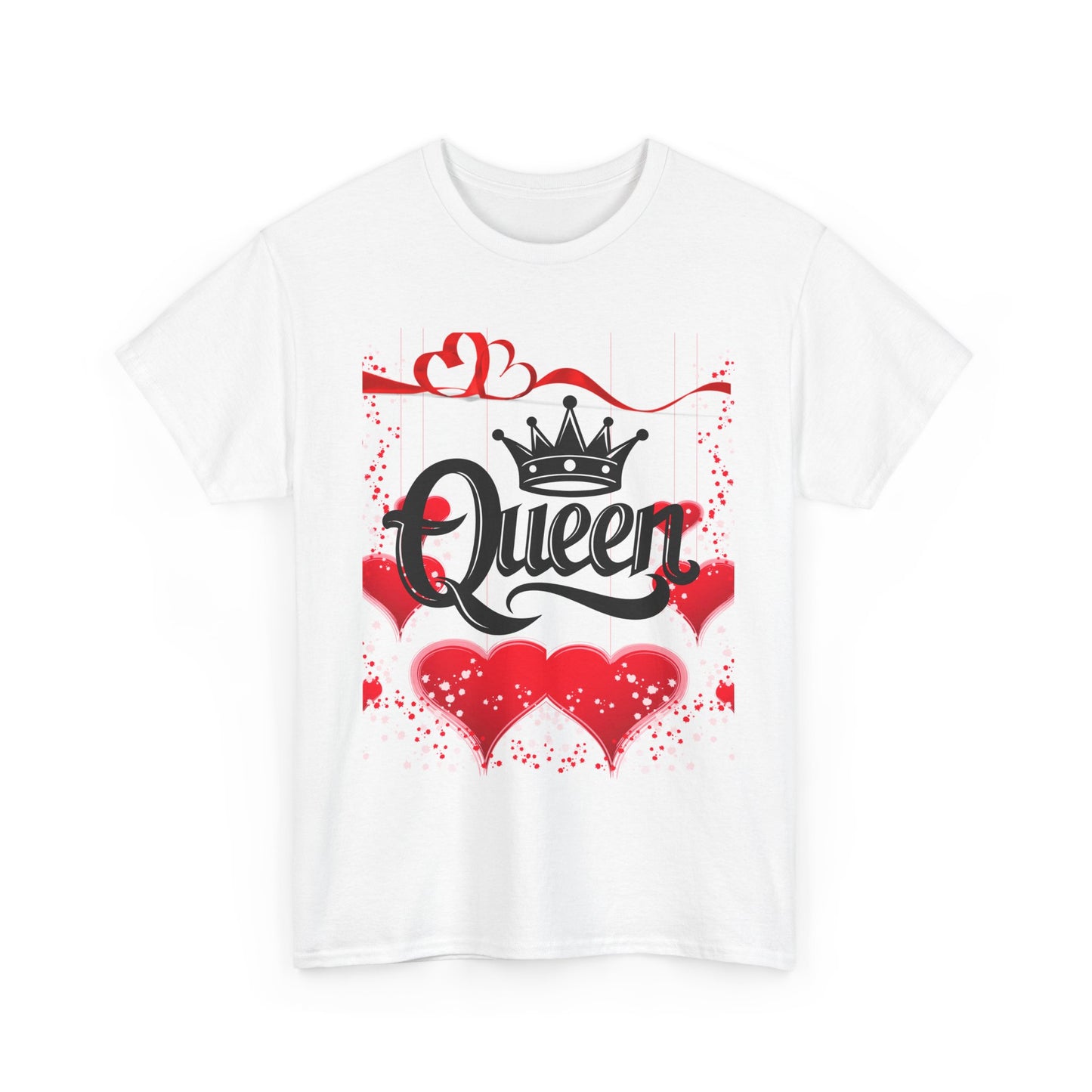 Queen Hearts Unisex Tee - Perfect Gift for Her, Valentine's Day Shirt