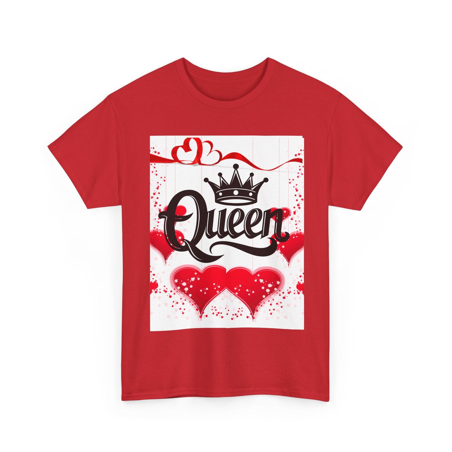 Queen Hearts Unisex Tee - Perfect Gift for Her, Valentine's Day Shirt