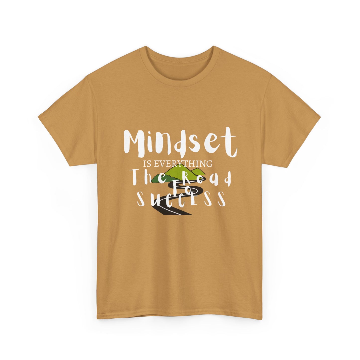 Mindset is Everything Unisex Heavy Cotton Tee - Inspirational Motivational T-Shirt