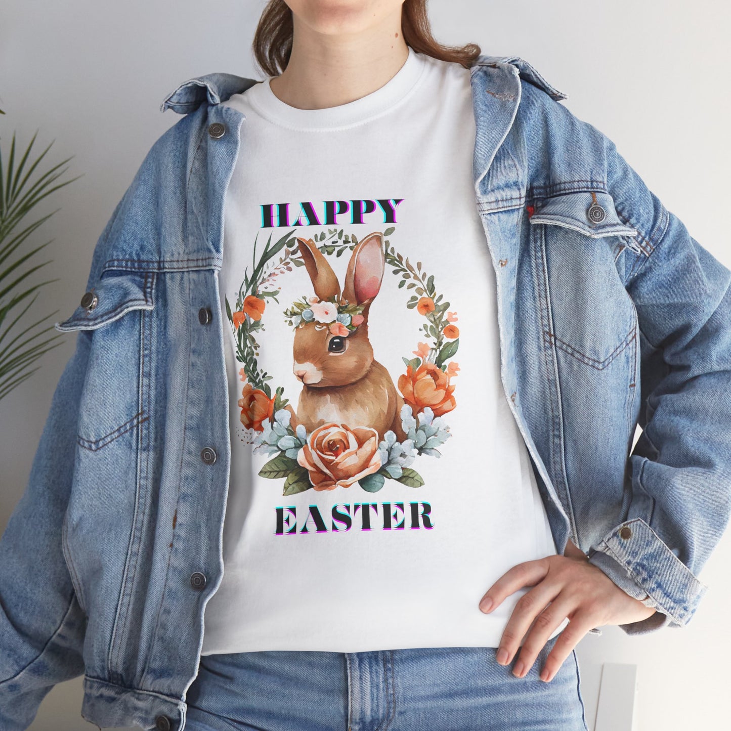 Easter Floral Bunny Unisex Tee