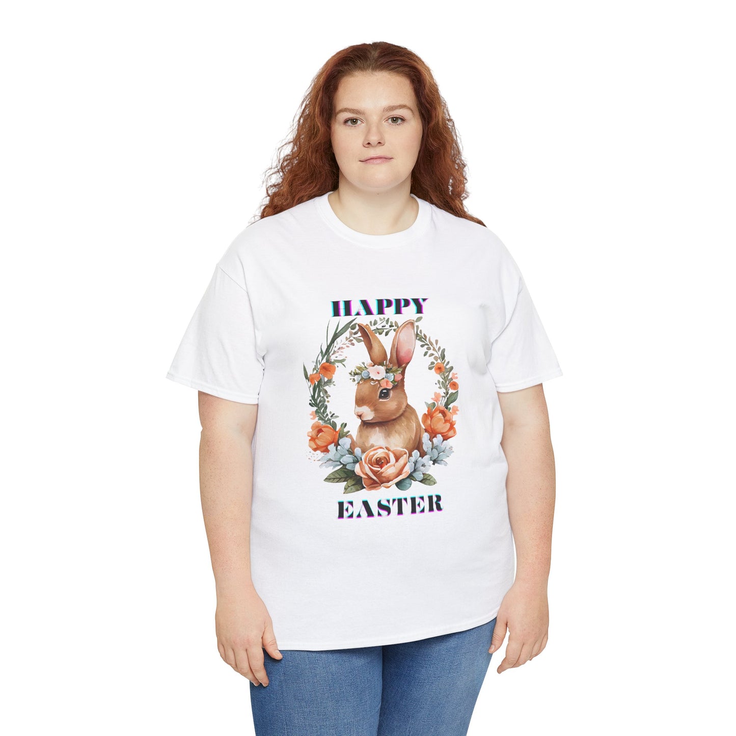 Easter Floral Bunny Unisex Tee